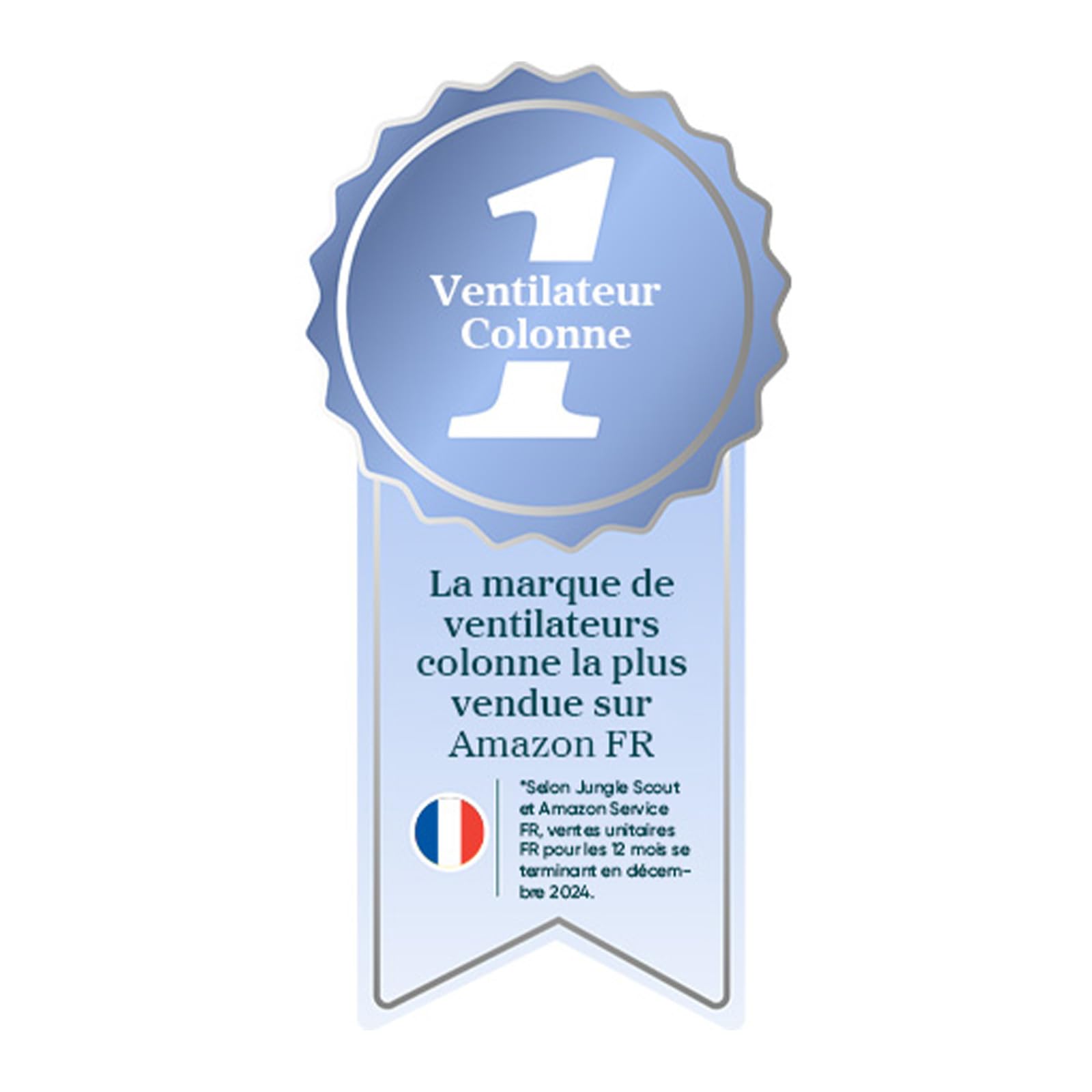 LEVOIT Ventilateur Colonne 42DC VortexAir 25dB – Idéal Grands Espaces