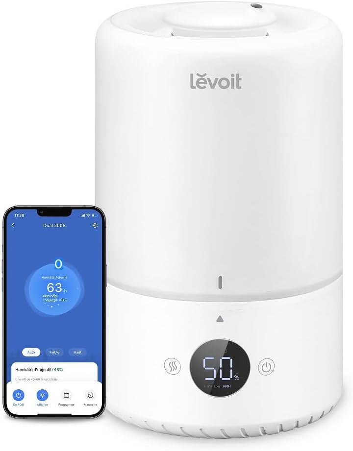 Levoit humidificateur d’air Dual 200S