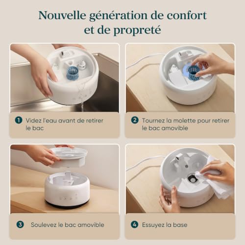 Levoit NeoClassic 450 Humidificateur d'air 4,2 L, Réservoir amovible