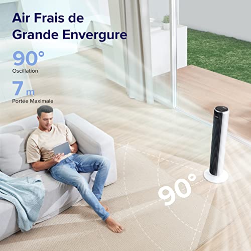 LEVOIT Ventilateur Colonne 36AC 23dB – Confort Nuit & Bureau