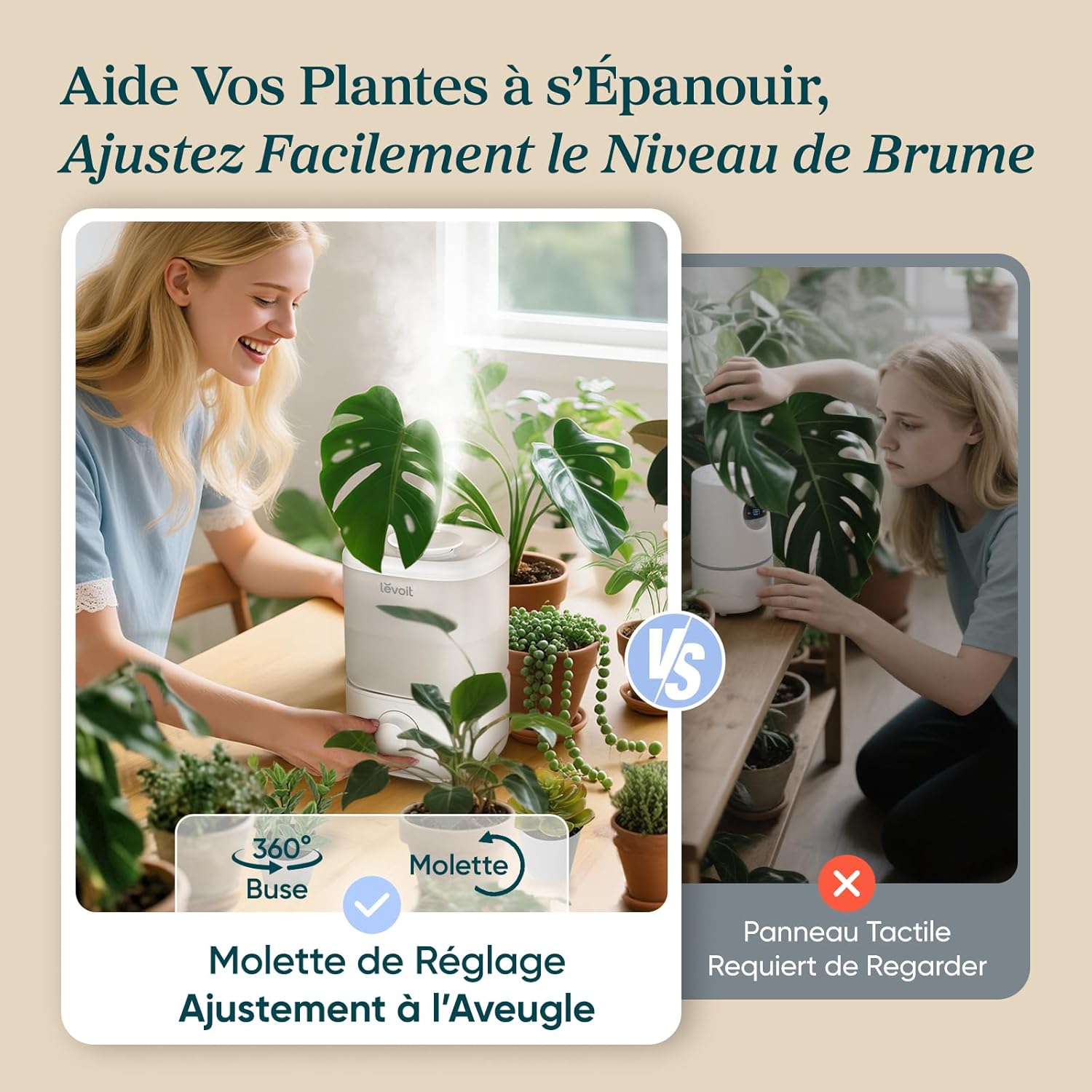 Levoit humidificateur d’air Classic 160