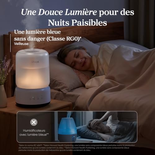 Levoit NeoClassic 450 Humidificateur d'air 4,2 L, Réservoir amovible