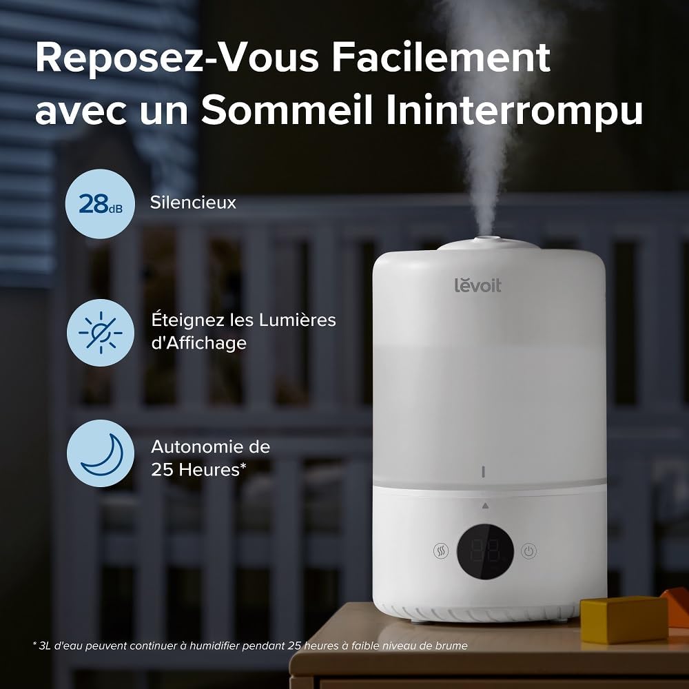 Levoit humidificateur d’air Dual 200S