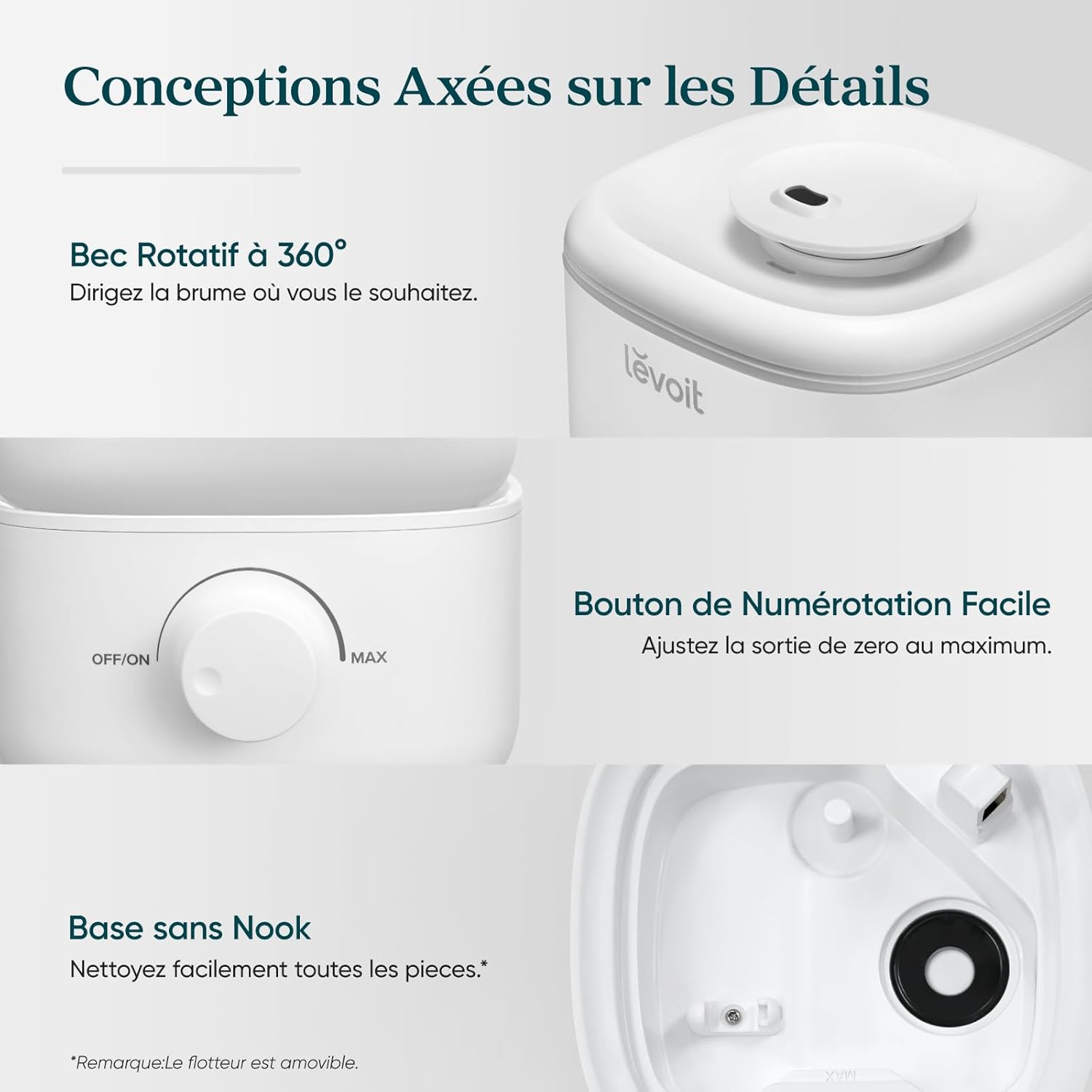 Levoit humidificateur d’air Classic 160